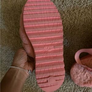 UGG Pink Fluffy Footwear